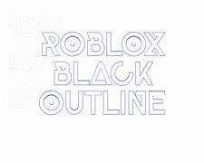 Image result for Roblox Black Outline