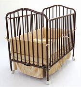 Image result for Metal Baby Crib