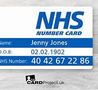 Image result for FP25 NHS Card