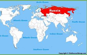 Image result for Russia On World Map