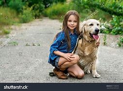 Image result for Girl Blue Dog