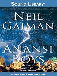 Image result for Anansi Boys Book Cover