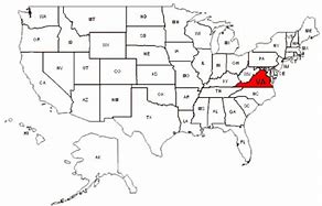 Image result for United States Map of Virginia