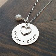 Image result for Necklace with Children's Names