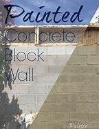 Image result for Concrete Block Wall Paint