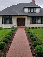 Image result for Front Porch with Walkway Fence