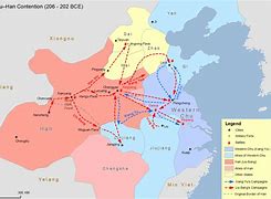 Image result for Chu Han War Map