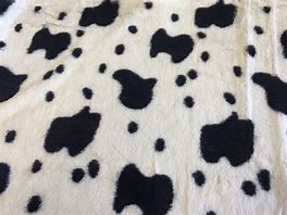 Image result for Faux Fur Cow Fabric