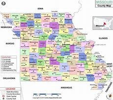 Image result for Missouri Zip Code Map