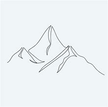 Image result for A Drawing of a Mountain