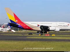 Image result for Asiana Air A380