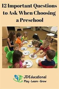 Image result for Preschool Questions