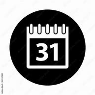 Image result for Calendar Icon Black White