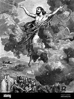 Image result for Ascension of Jesus Black and White