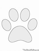 Image result for Dog Paw Print Template