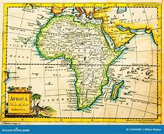 Image result for Antique Africa Map