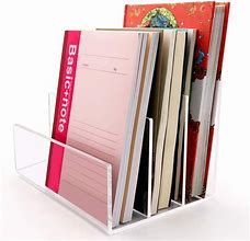 Image result for Acrylic Desktop File Organizer