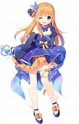 Image result for Blue Hair Magic Anime Girl