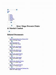 Image result for Krav Maga Pressure Points