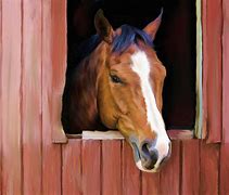 Image result for Horse Barn Painting