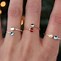 Image result for Two Stone Birthstone Rings