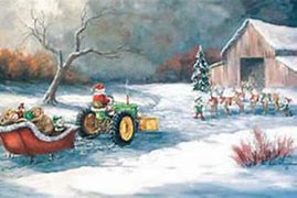 Image result for John Deere Christmas Clip Art