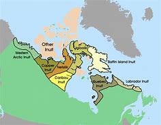 Image result for Inuit Homeland Map