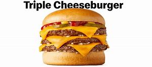 Image result for Triple Cheeseburger