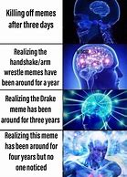 Image result for Brain Graph Increae and Decrease Meme