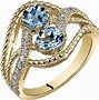 Image result for Two Stone Birthstone Rings