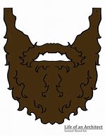 Image result for Beard Outline