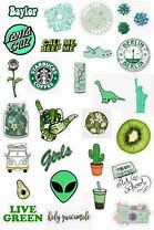 Image result for Green Number Stickers