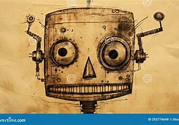 Image result for Robot Face Drawing