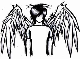 Image result for Emo Angel Boy Drawing