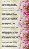 Image result for Fare Well Scout Poem by Lentchner