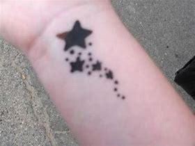 Image result for Small Star Tattoos On Wrist