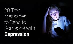 Image result for Depression Text Message