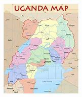 Image result for Uganda Country Map