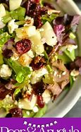 Image result for Pear Salad with Feta Cheese