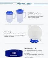 Image result for Plastic Pitcher with Pour Spout