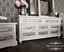 Image result for Distressed Antique White Bedroom Furniture