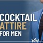 Image result for Business Cocktail Attire Men