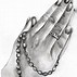 Image result for Praying Hands with Rosary Art