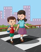 Image result for Footpath On Road Vector Pics