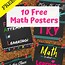 Image result for math classroom posters