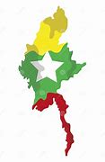 Image result for Myanmar Map Illustration