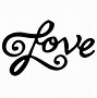 Image result for Cursive Word Love