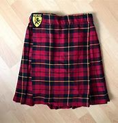 Image result for Red and Black Plaid Kilt