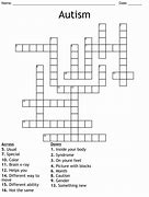 Image result for Autism Awareness Crossword Puzzle