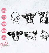 Image result for Farm Animals Head SVG